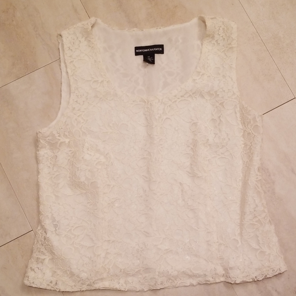 Norton McNaughtklon sleeveless top